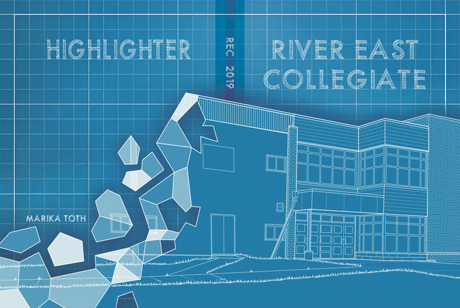 CYMK digital version of my design for my highschool yearbook. I was both the editor, sole graphic designer and primary photographer.
