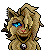 When I did this pixel, I recently designed one of my old Warrior Cats characters as a human... so I had to redesign him as a cat again too! Pixels are cute, especially when they bounce!